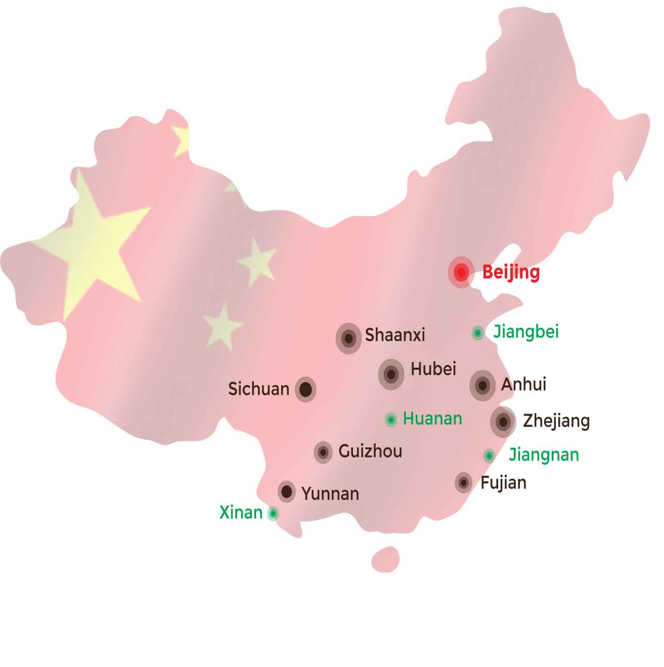 China Tea Regions
