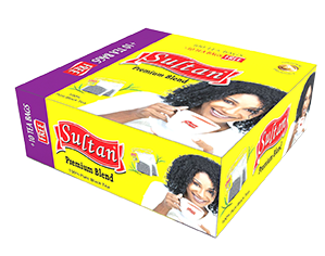 Box with 100 tea bags of Sultan Premium Blend tea by Anverally