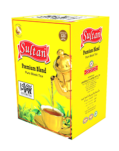 A box of Sultan Premium Blend Black tea by Anverally