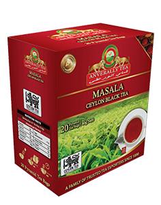 Anverally Masala flavored Black tea box