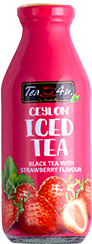 Tea4U Black Iced Tea with Strawberry Flavor by Anverally