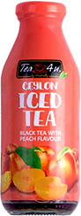 Tea4U Iced Black Tea with Peach flavor by Anverally