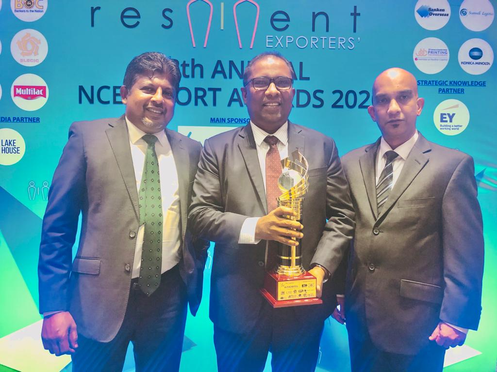Gold Award winners at NCE Exports for Anverally